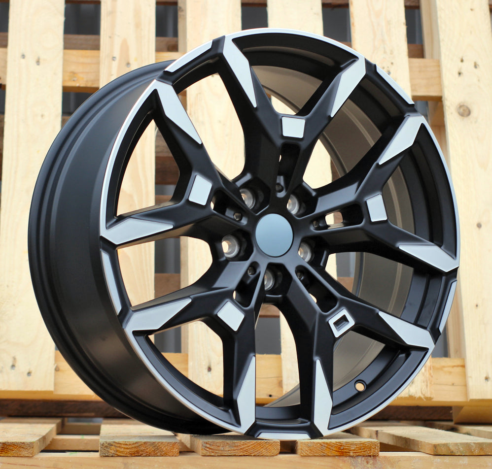 BMW 8,5x19 5x112 ET26 66,6 H3456F Noir poli semi-mat