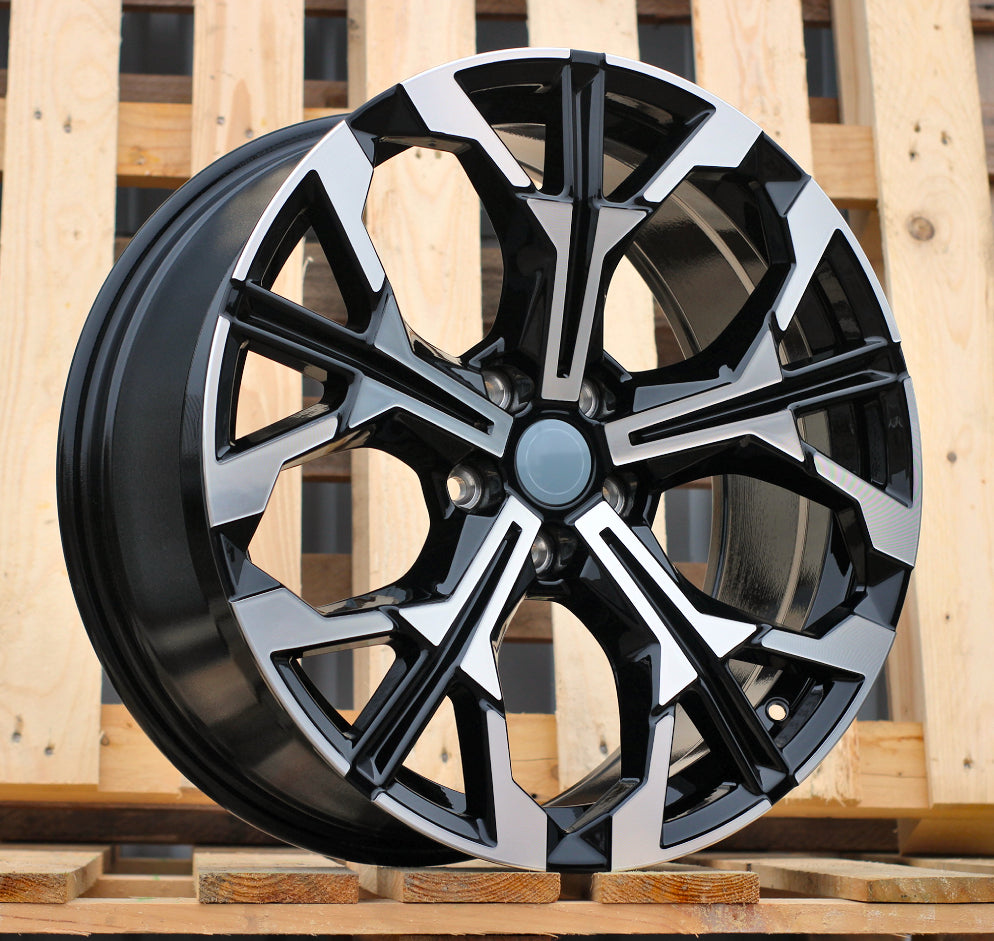 BMW 8x19 5x112 ET27 66,6 H3457F Noir poli