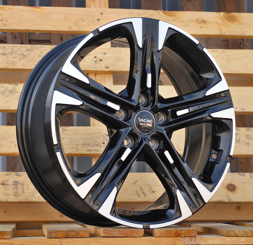 KIA 7,5x18 5x114,3 ET50,5 67,1 H3482F Noir poli