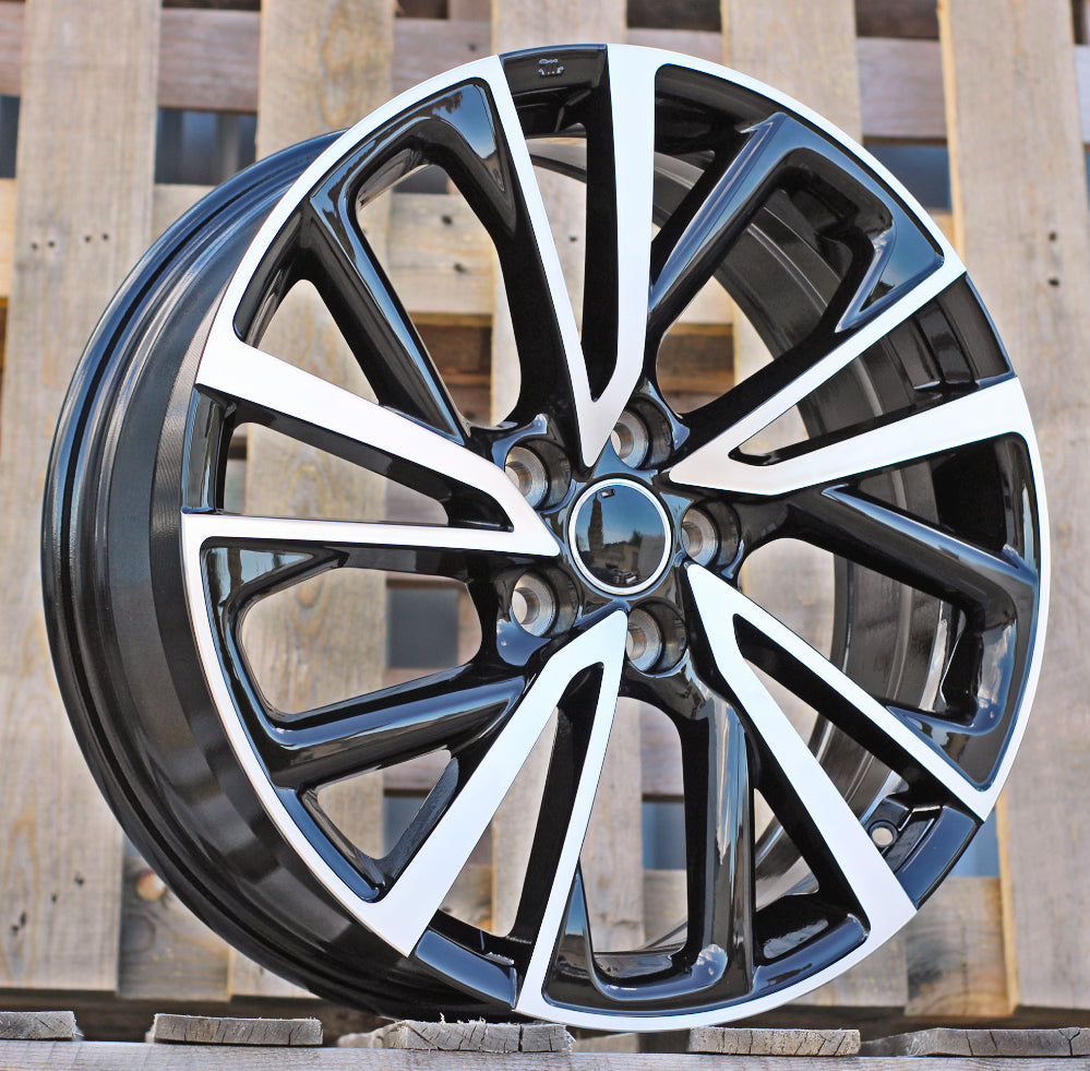 TOYOTA 7x19 5x114,3 ET35 60,1 H3568F Noir poli