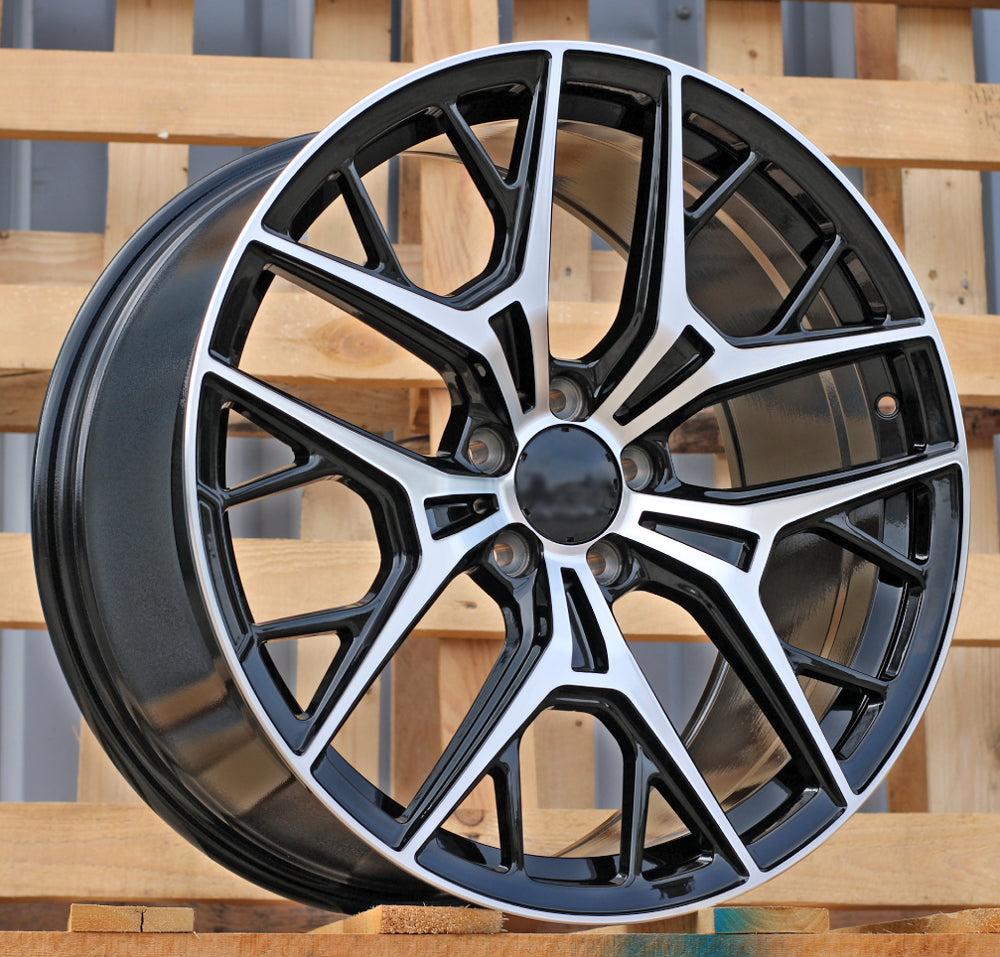 MERCEDES 10x20 5x112 ET48,1 66,6 H3573F Noir poli