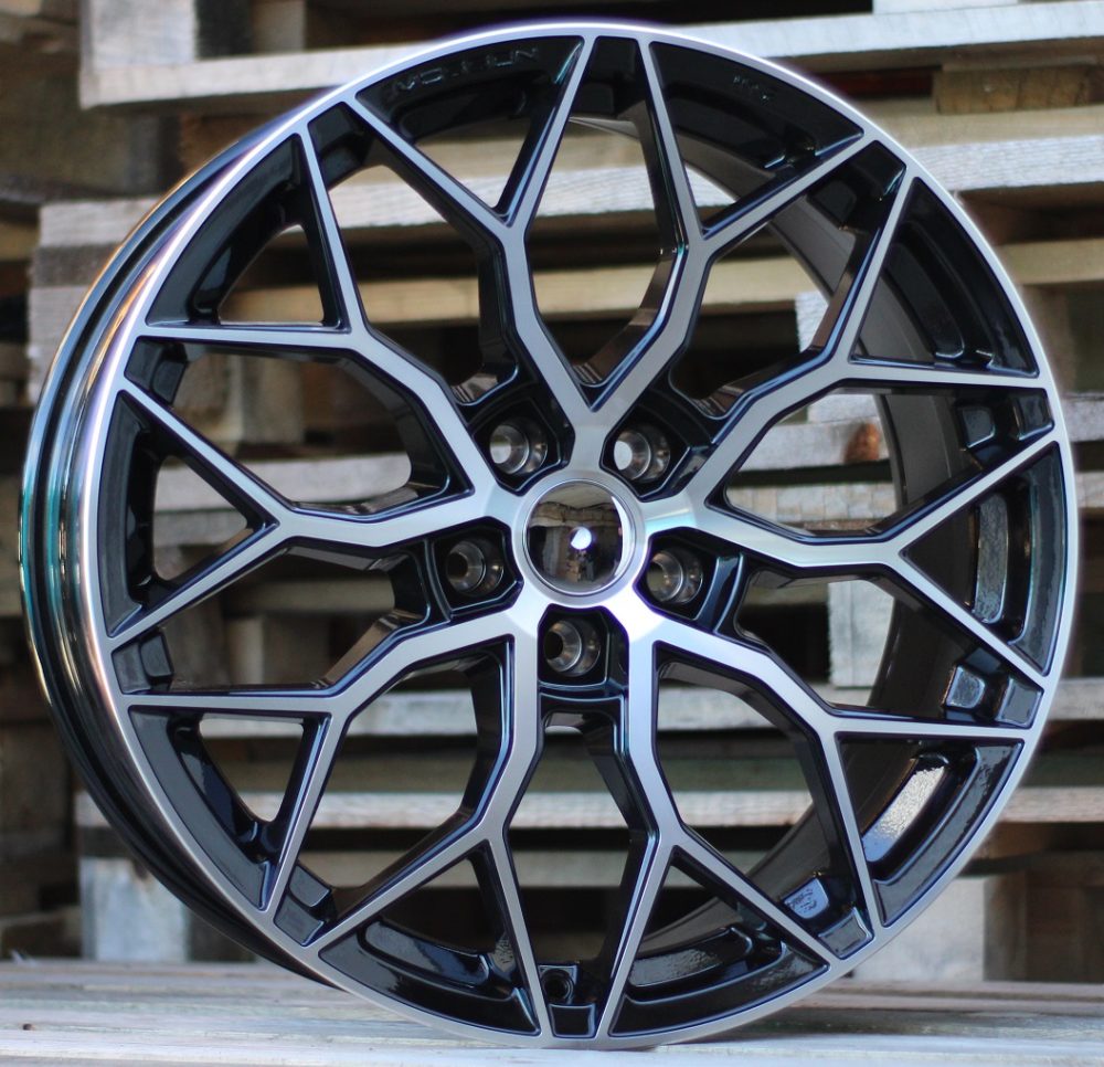 8,5x19 5x112 ET40 66,6 H4101 Noir poli