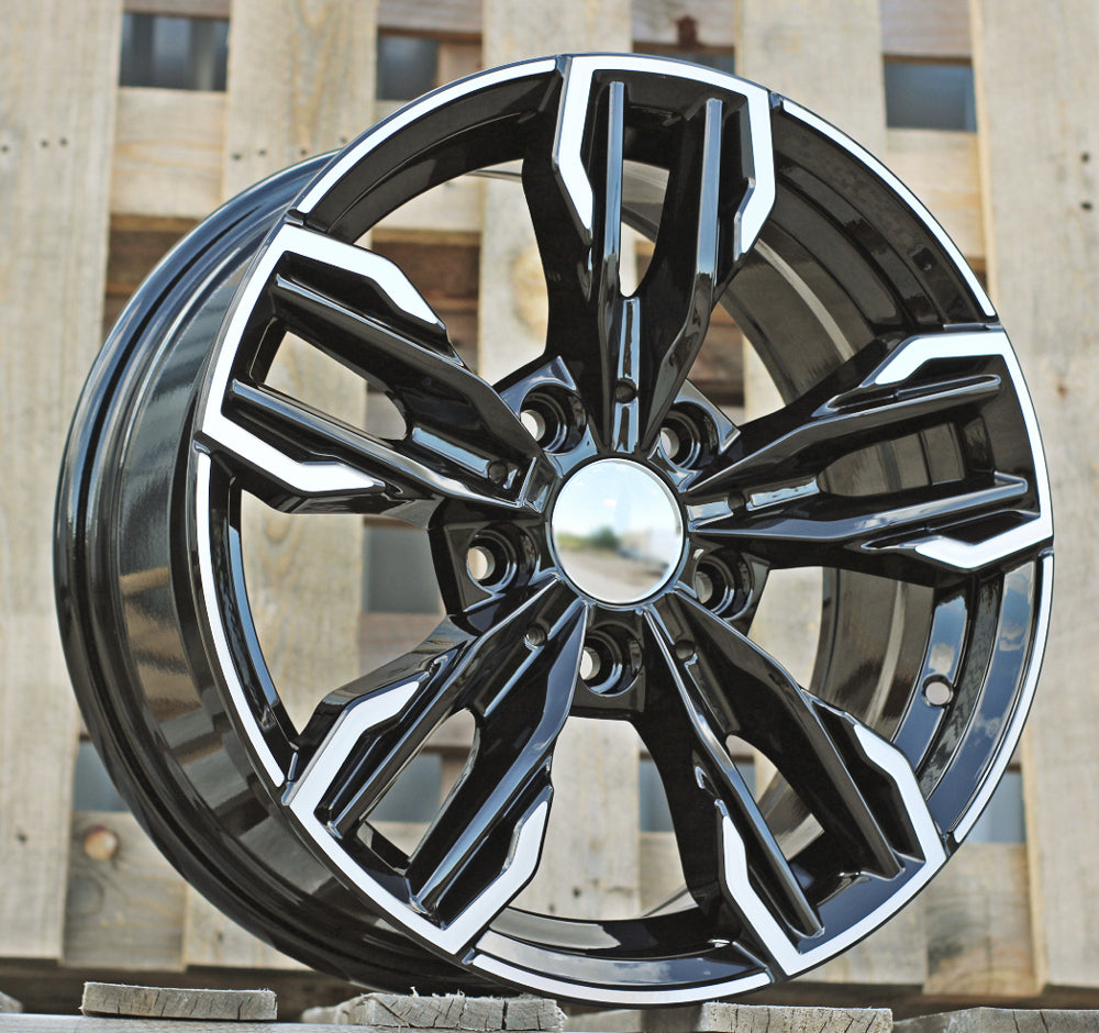 BMW 7x16 5x120 ET35 72,6 H581 Noir poli