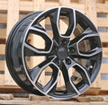SKODA 7x16 5x112 ET45 57,1 H593 Noir partiellement poli