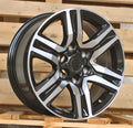 TOYOTA 7,5x17 6x139,7 ET25 106,1 H718F Noir poli