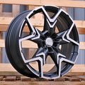 BMW 8x20 5x112 ET46 66,6 HF5223 Noir poli semi-mat