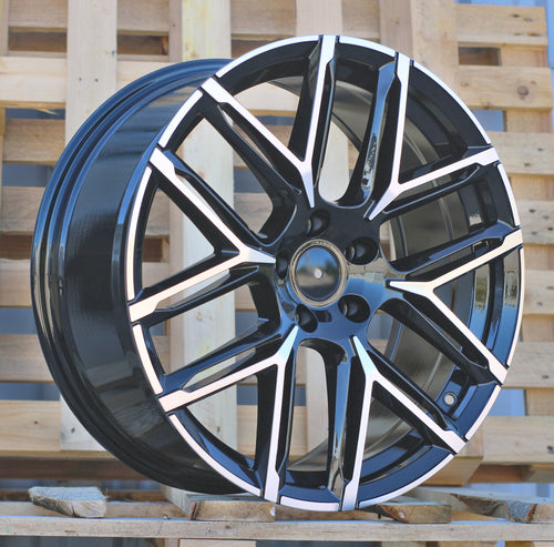 AUDI 9,5x21 5x112 ET30 66,6 HF736 Noir poli
