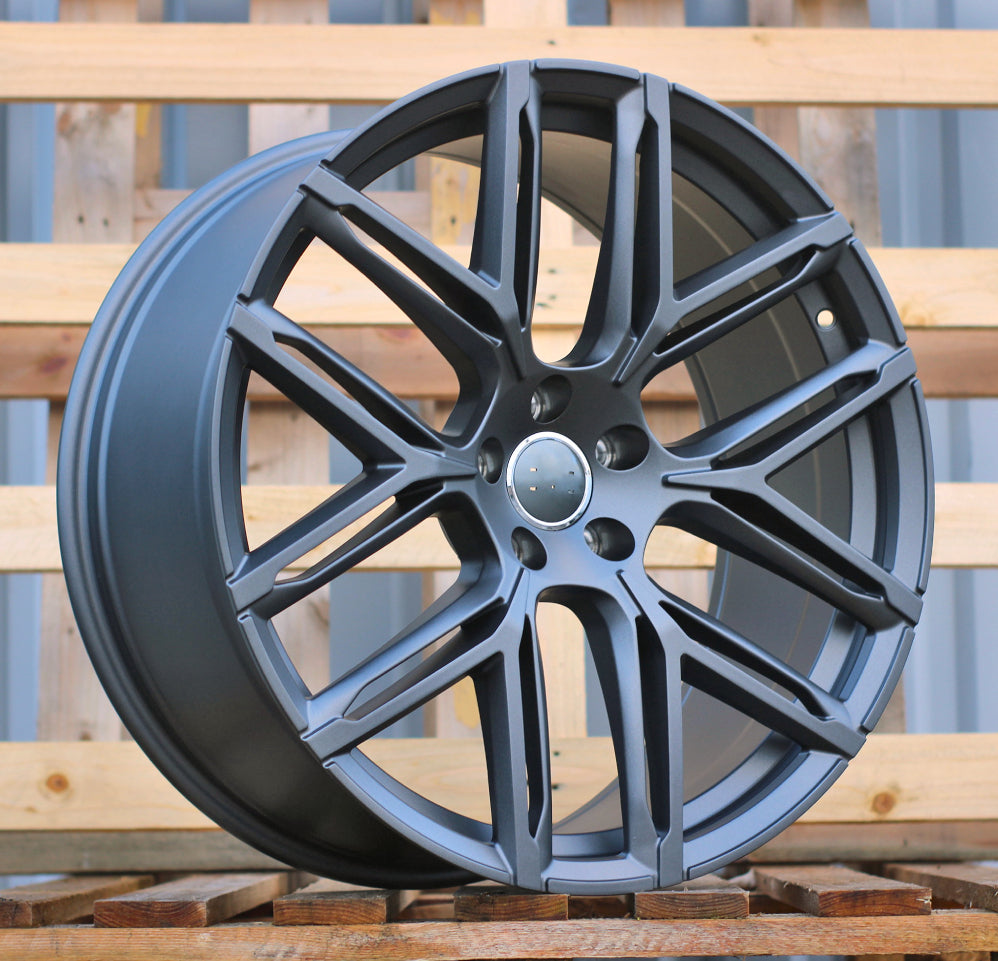 AUDI 9,5x21 5x112 ET30 66,6 HF736 Gris poli mat