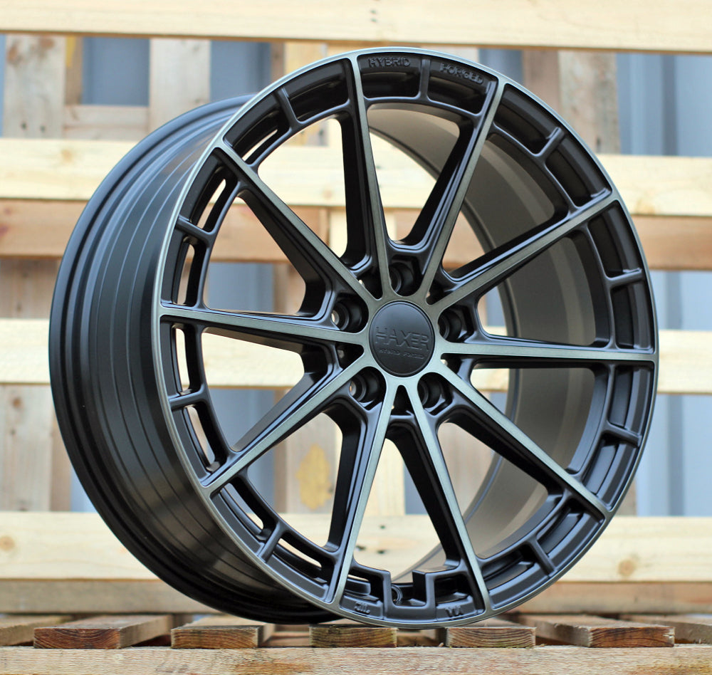 8,5x19 5x112 ET40 66,6 HX019F Noir semi-mat double face teintée
