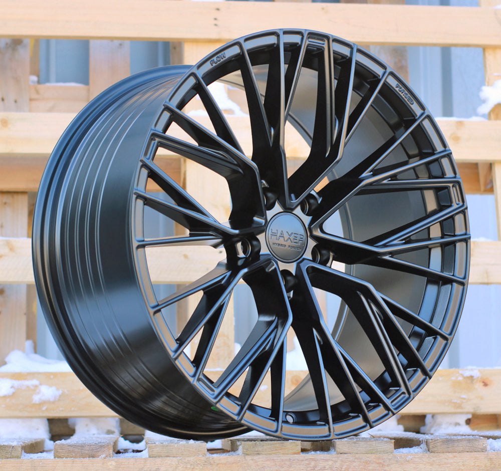 10,5x22 5x112 ET38 66,6 HX024F Noir semi-mat