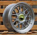 8x17 5x112/5x120 ET30 74,1 HX025 Argent bord poli