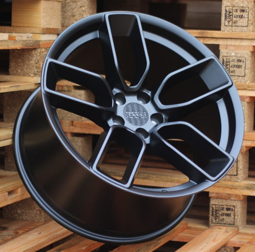 10,5x20 5x115 ET25 71,6 HX031 Noir semi-mat