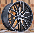 8,5x19 5x114,3 ET40 73,1 HX035 Noir poli semi-mat