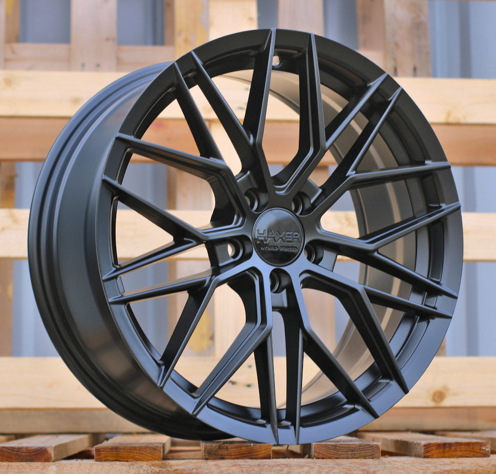 7,5x17 5x100 ET40 67,1 HX035 Noir semi-mat