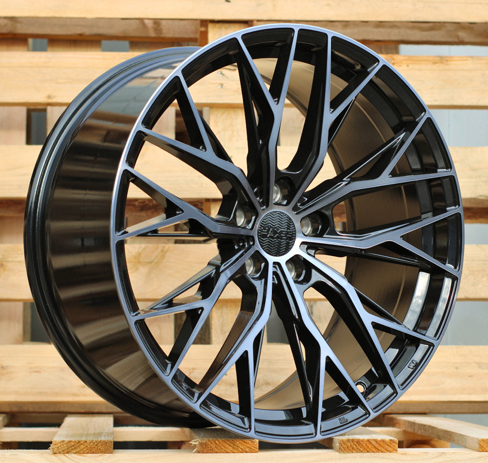 9,5x20 5x120 ET38 72,6 HX042 Noir face teintée