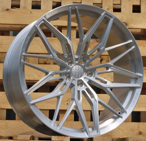 10,5x21 5x112 ET30 66,6 HXF02 Argent brossé