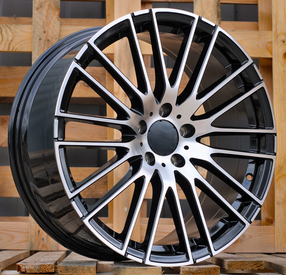 MERCEDES 8,5x19 5x112 ET35,5 66,6 I0341 Noir poli