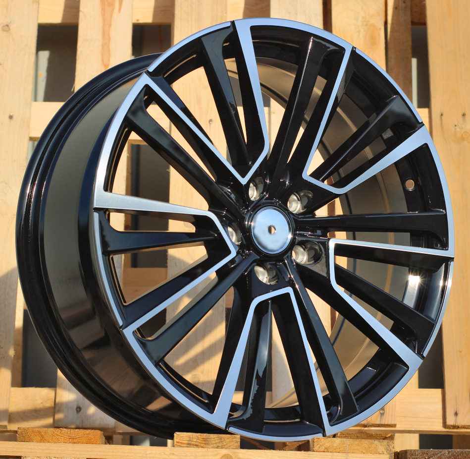 SKODA 8x19 5x112 ET44 57,1 I0361 Noir poli