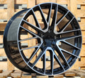 PORSCHE 9,5x21 5x130 ET69 71,6 I0375 Noir poli