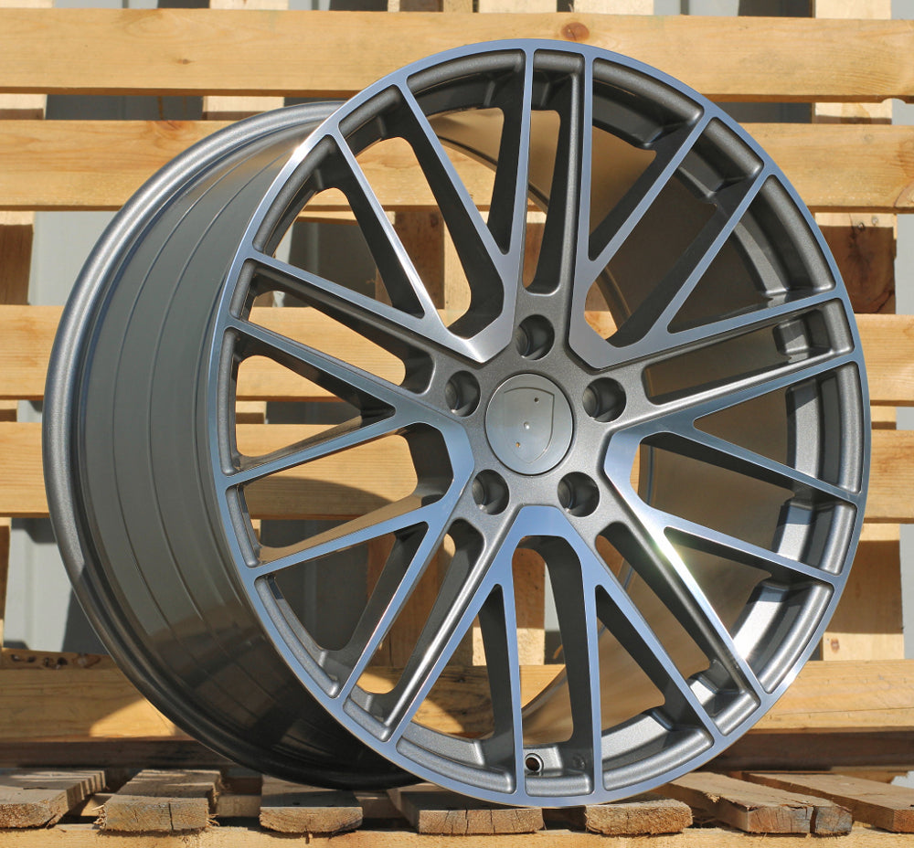 PORSCHE 11,5x21 5x130 ET67 71,6 I0375 Gris poli