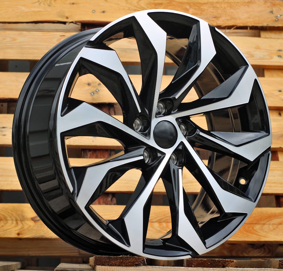 SKODA 8x20 5x112 ET41 57,1 I1139 Noir poli