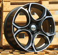 VW 8x18 5x112 ET45 57,1 I5162 Noir poli semi-mat