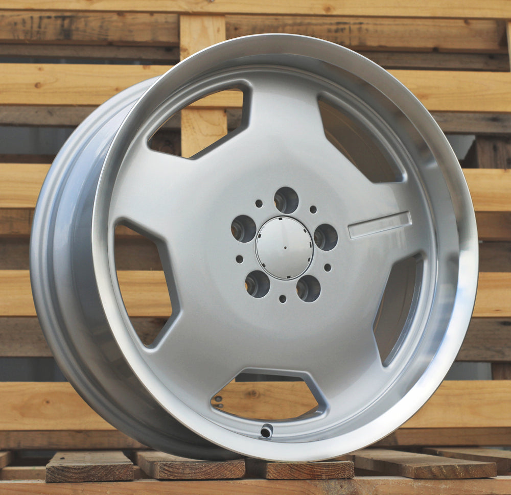 MERCEDES 8x18 5x112 ET35 66,6 I5270 Argent bord poli