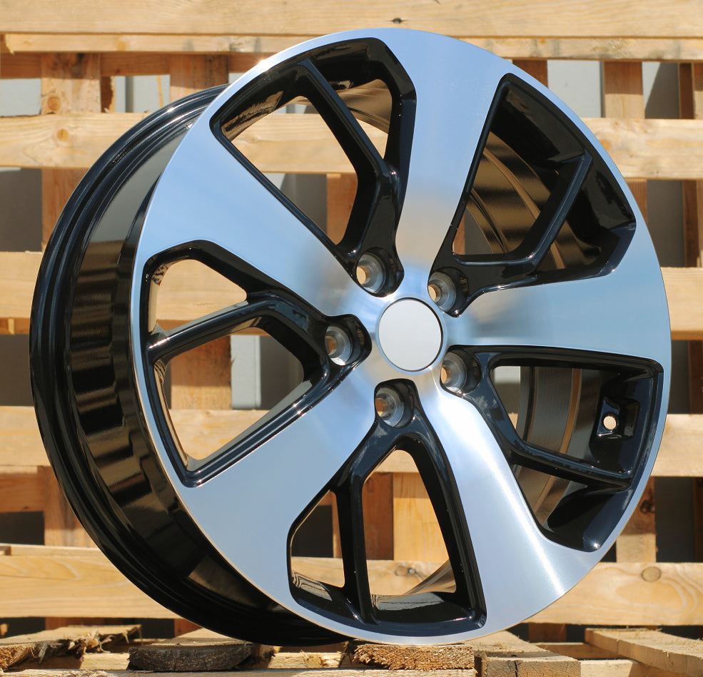 KIA 7,5x18 5x114,3 ET52,5 67,1 I5390 Noir poli