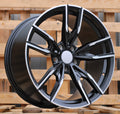 BMW 8x18 5x112 ET27 66,6 I5478 Noir poli semi-mat