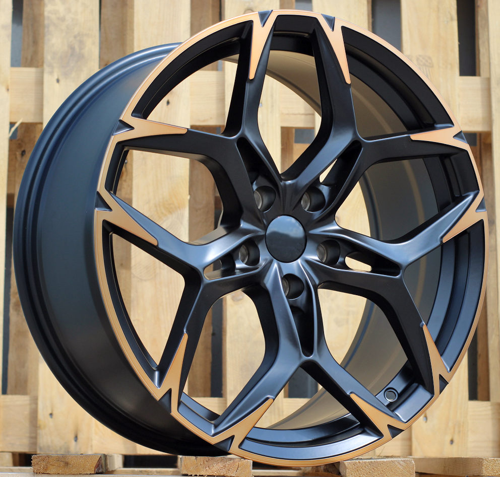 CUPRA 8,5x19 5x112 ET40 57,1 I5572 Noir poli semi-mat cuivre