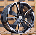 SKODA 8x18 5x112 ET45 57,1 I5579 Noir poli
