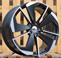SKODA 8x19 5x112 ET45 57,1 I5579 Noir poli semi-mat
