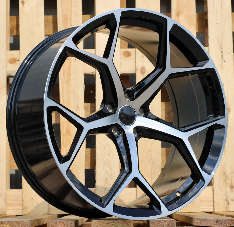 AUDI 8,5x19 5x112 ET35 66,6 I5598 Noir poli