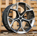 AUDI 10x22 5x112 ET19 66,6 I5598 Argent brillant et noir