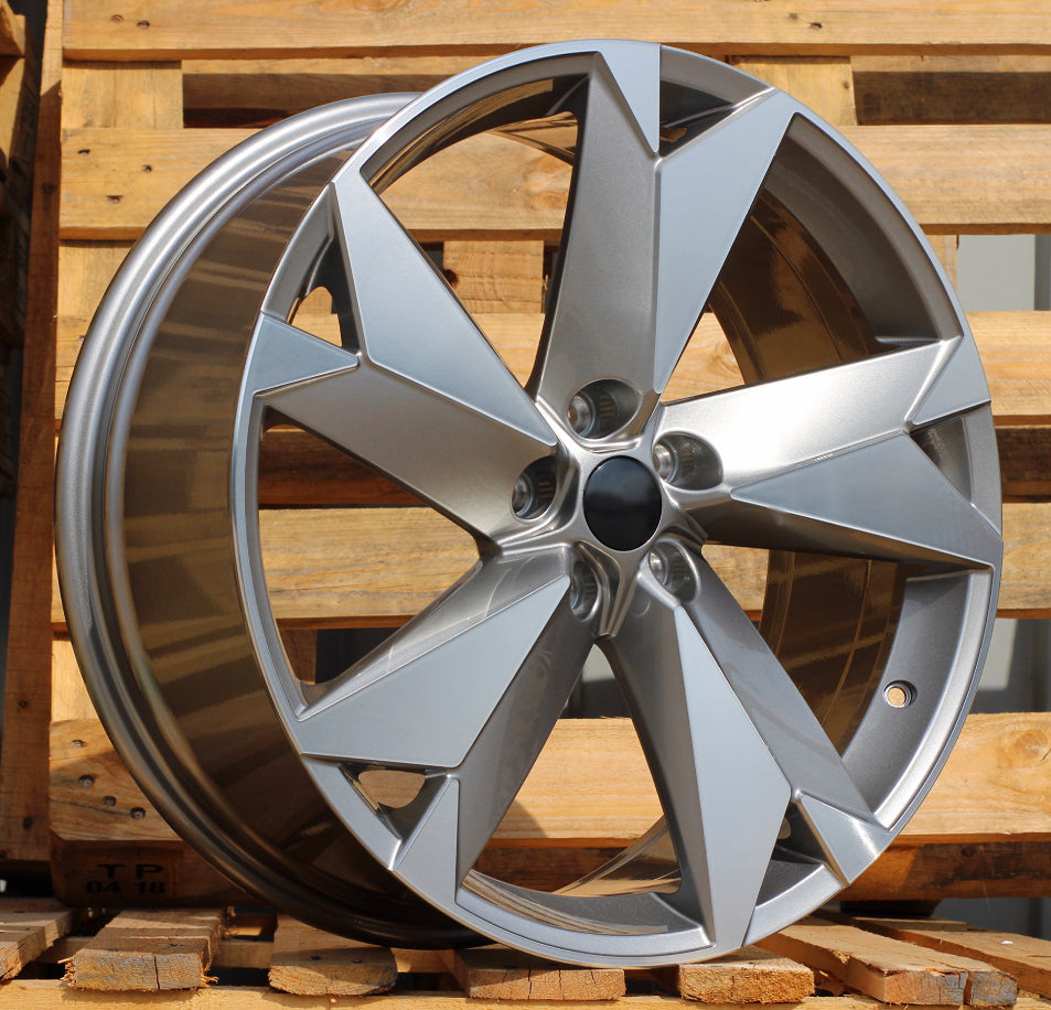 SKODA 8x20 5x112 ET41 57,1 I5625 Gris poli