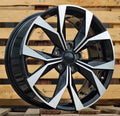 SKODA 7,5x18 5x112 ET45 57,1 I5627 Noir poli