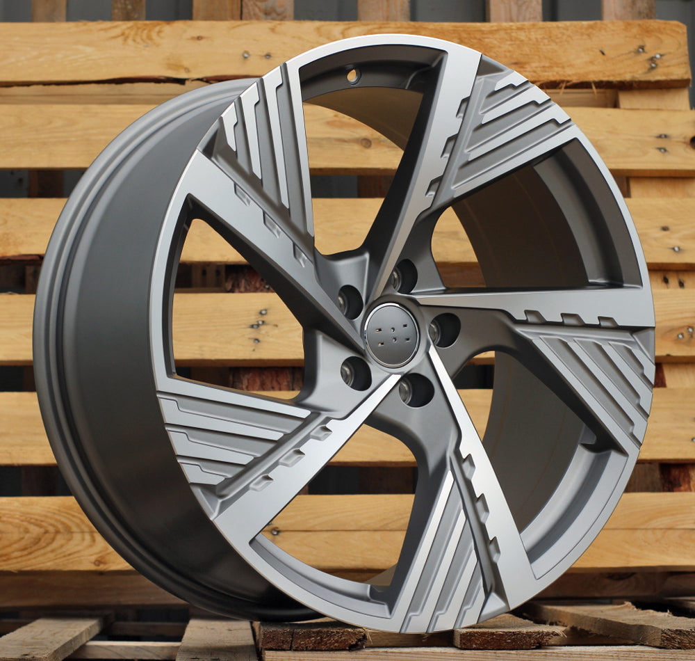 AUDI 8x19 5x112 ET45 66,6 I5639 Gris poli semi-mat