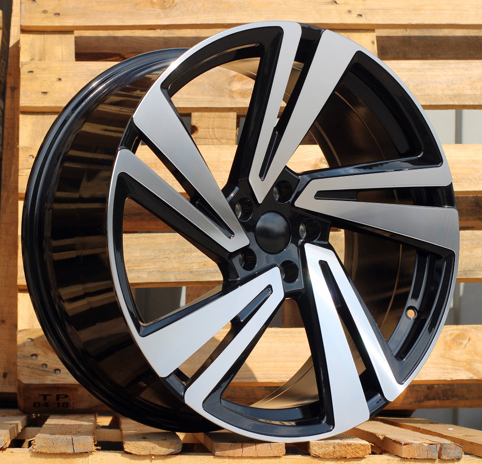 VW 8x19 5x112 ET28 66,6 I5641 Noir poli