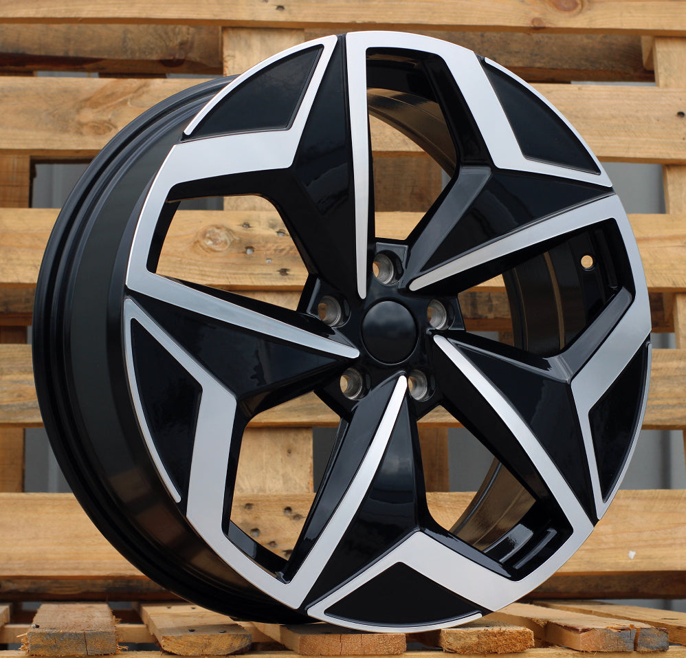 VW 7,5x19 5x112 ET50 57,1 I5649 Noir poli