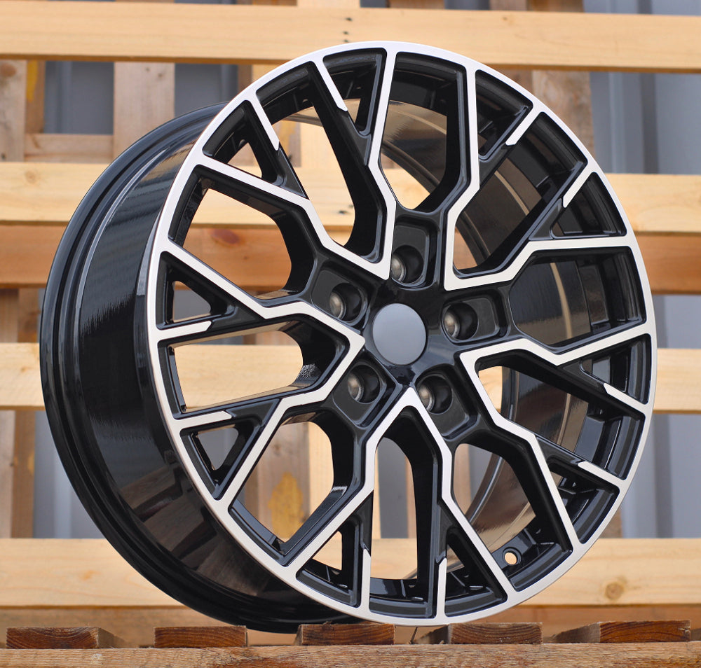 VW 8x18 5x120 ET48 65,1 I5659 Noir poli