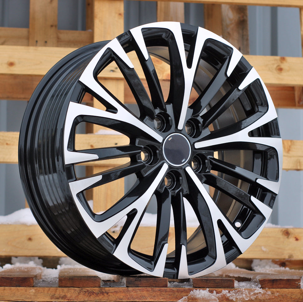 TOYOTA 7x17 5x114,3 ET50 60,1 IN3515F Noir poli