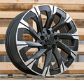 MERCEDES 7,5x18 5x112 ET52 66,6 IN3519F Noir poli semi-mat