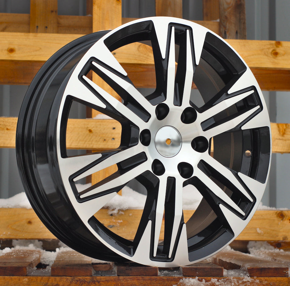 VW 6,5x17 6x120 ET50 74,1 IN3606F Noir poli