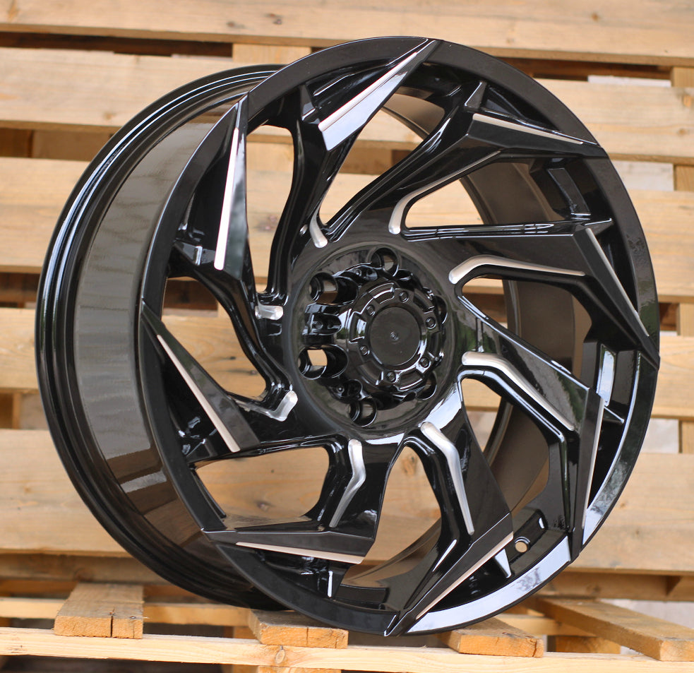 9x18 6x139,7 ET0 110,1 JT187 Noir brillant