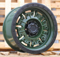 9x17 6x139,7 ET0 110,1 JT250 Vert olive bord noir