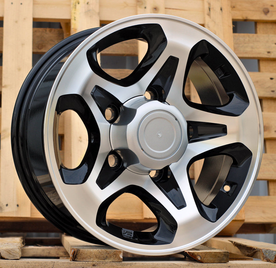 7x16 5x150 ET0 110,1 JT296 Noir poli