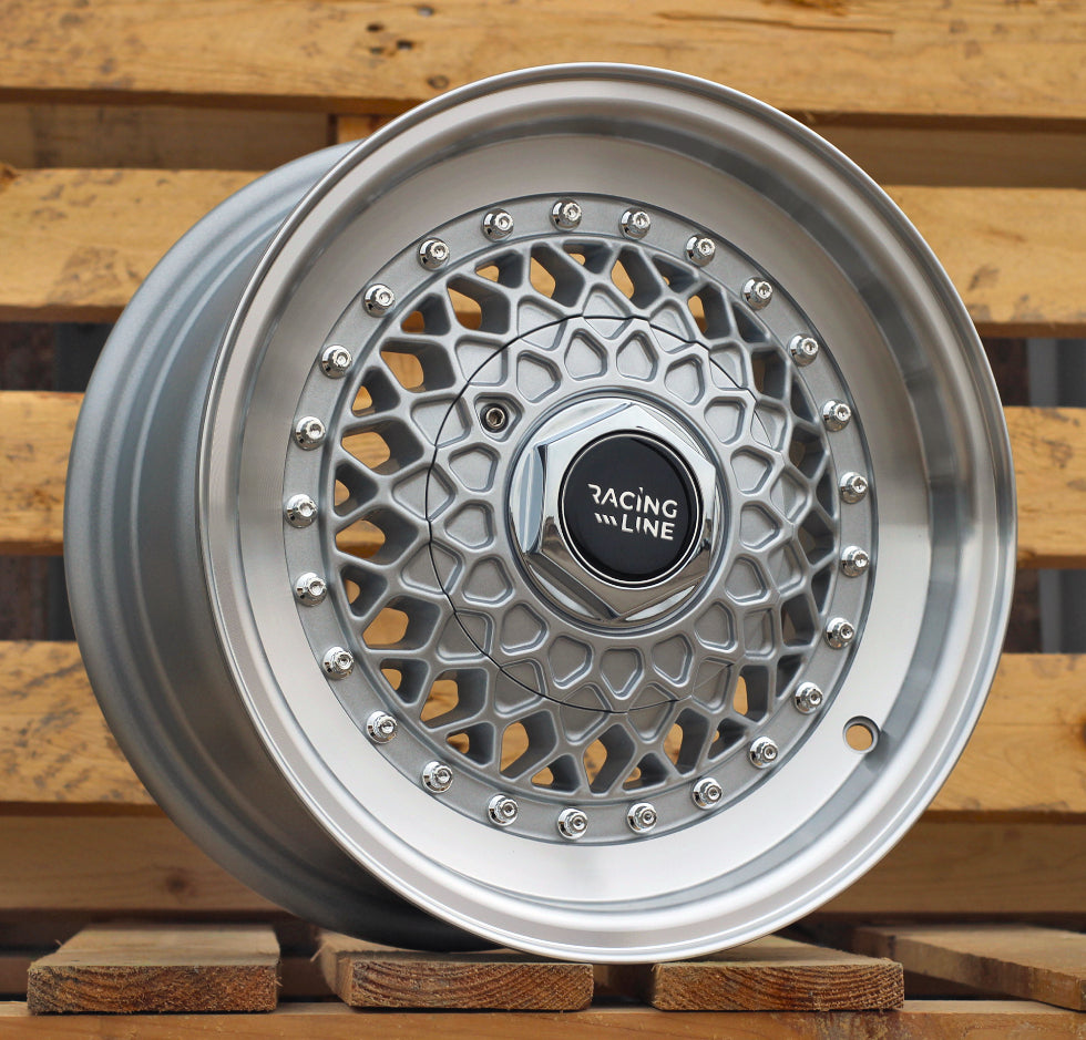 6x13 4x100/4x114,3 ET25 67,1 L1143 Argent bord poli
