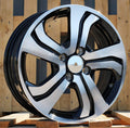 HONDA 6x15 4x100 ET53 56,1 L1236 Noir poli