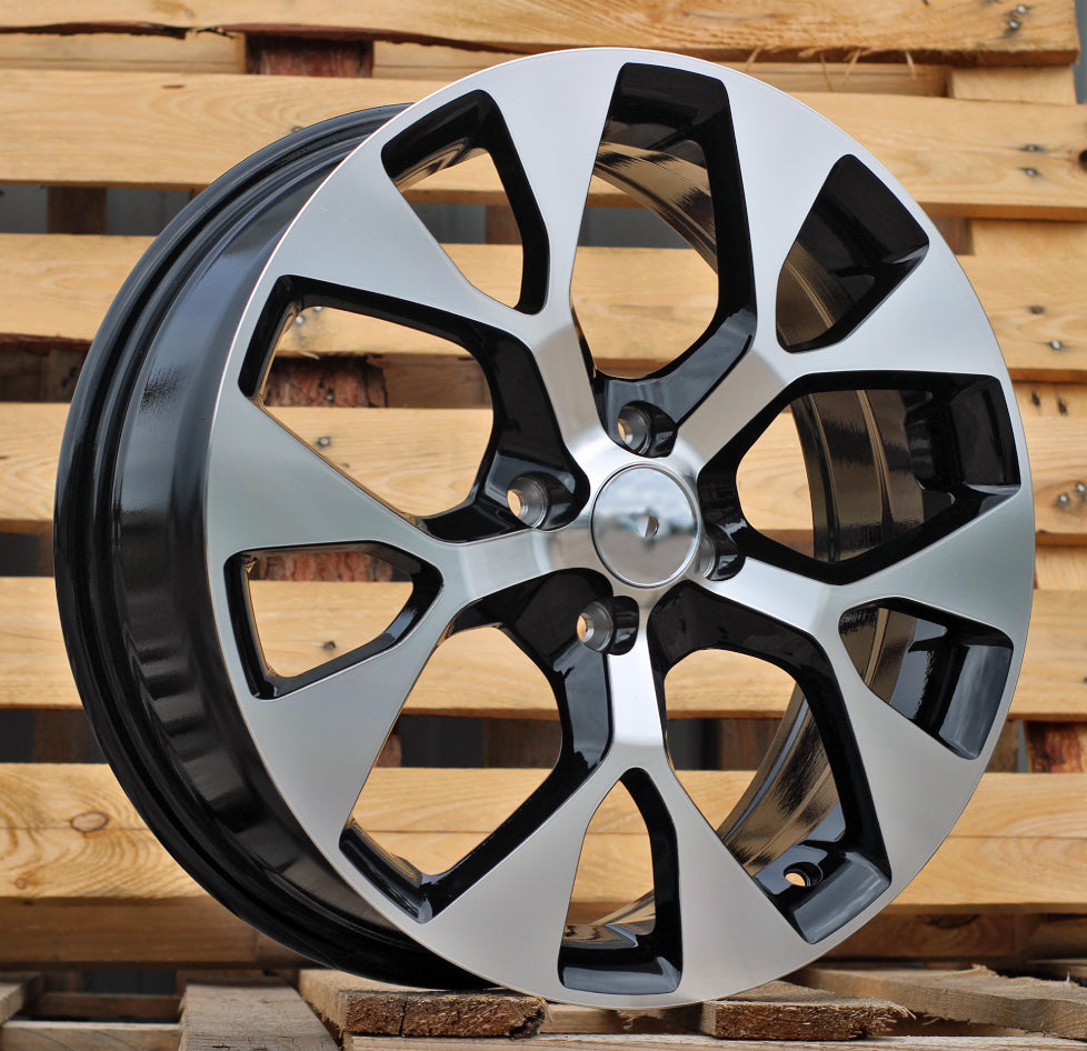6,5x17 4x100 ET40 60,1 L1667 Noir poli
