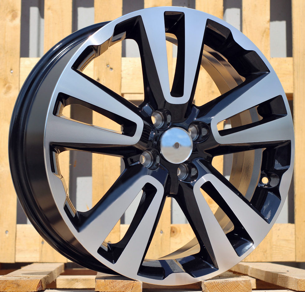 6,5x17 4x100 ET43 60,1 L2093 Noir poli